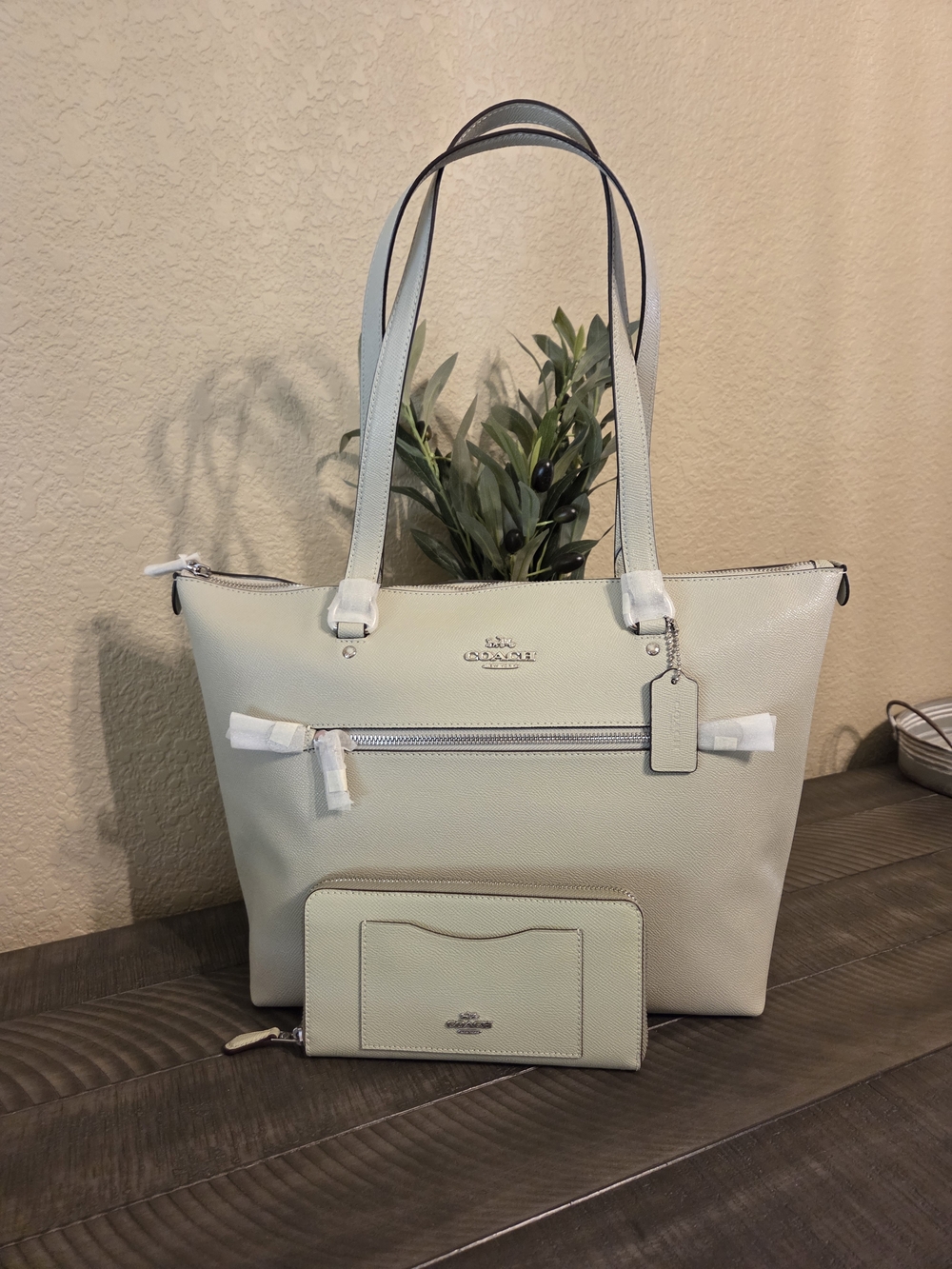 COACH Derby Tote/Wallet Set NWT